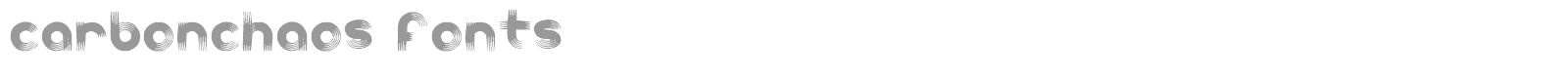 Carbonchaos font preview